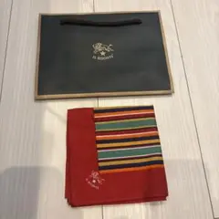 IL BISONTE ストライプ ハンカチ