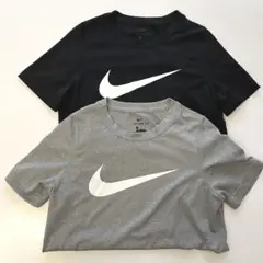 Nike キッズ　DRI-FIT Tシャツ Sサイズ　2枚セット　黒　グレー