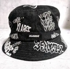 XLARGE Graffiti Denim Hat バケットハット バケハ L