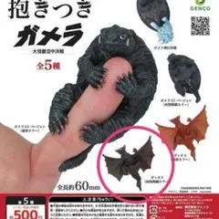 抱きつきガメラ 大怪獣空中決戦　ガチャ　ギャオス　（夜間戦闘カラー）