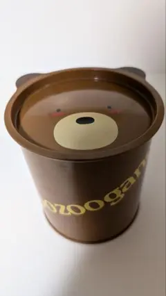 サンリオキャラクター「ズーズーギャング」のくまデザイン缶_レトロ