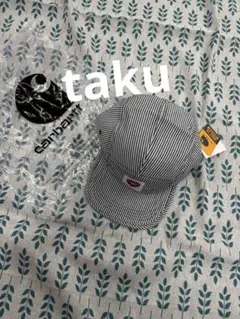 Carhartt ストライプ ワークキャップ フリーサイズ