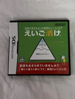 NintendoDS　「えいご漬け」「もっとえいご漬け」２本セット
