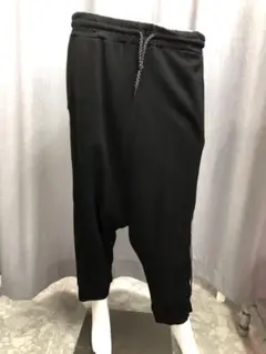 gomme ゴム 黒 サルエルパンツ M
