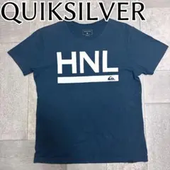 クイックシルバー　QUIKSILVER HNL ホノルル Tシャツ Mサイズ　紺