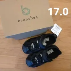 branshes IFME サンダル 17.0cm ブラック