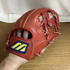 ミズノ ワールドウィン 一般軟式 グローブ グラブ 内野用 美品 ペン跡あり