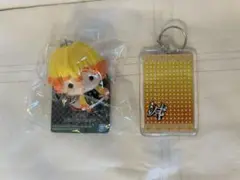 大人気鬼滅の刃　我妻善逸マスコットとキーホルダーセット