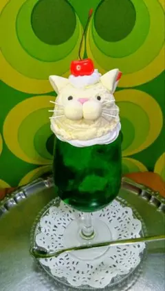 食品サンプルクリームソーダ