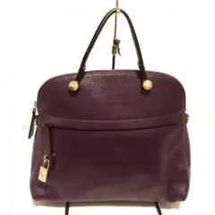✨美品✨ パイパー FURLA オールレザー 2way ハンドバッグ