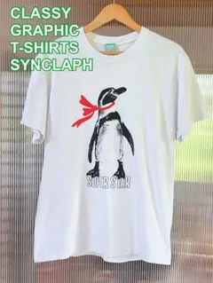 ペンギン グラフィック Tシャツ ホワイト