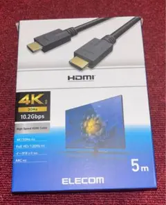 【未使用】ELECOM HDMIケーブル 4K/30Hz 5m
