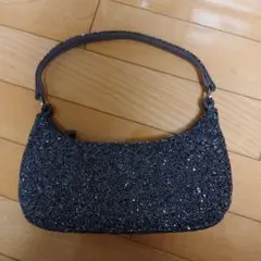 JEAN-LOUISビーズ 黒 パーティーバッグ