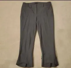 トゥービーシッククロップドパンツグレー40