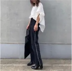 RIM.ARK リムアーク Hem slit straight denim 38