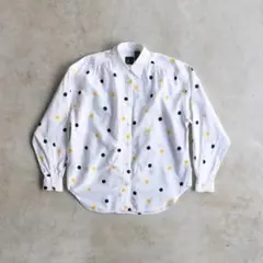 90's Lizsport ドット柄 コットン シャツ