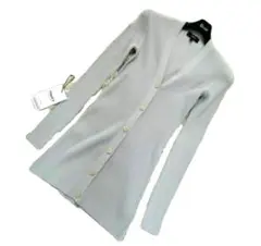 【Theory】WoosterCrepeKnitButton RibCardi