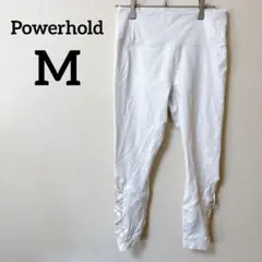Powerhold 【M】レギンス ホワイト おしゃれ ウォーキング ランニング