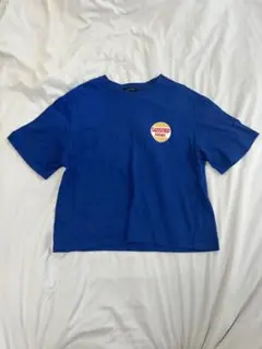 SATISFIED WISHES 半袖Tシャツ 青