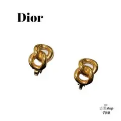 dior クリスチャンディオール ヴィンテージ イヤリング ゴールド