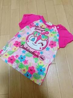 アンパンマンパン　どきんちゃん　Tシャツ　90 ハワイ　夏　夏休み　女の子