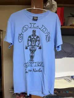 GOLD'S GYM ボディビルダー Tシャツ ライトブルー