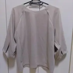 chocol raffine robe　バックファスナーボリュームプルオーバー
