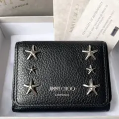 ❤︎人気•現行モデル❤︎ジミーチュウ スタースタッズ 三つ折り財布