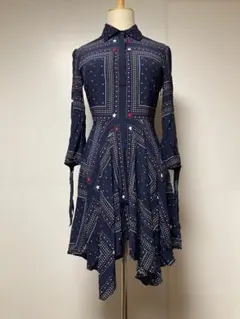 TOMMY HILFIGER 七分袖ワンピース　表記サイズ2