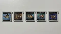 3DSソフトおまとめ売り＊モンスターハンター5本セット　a32