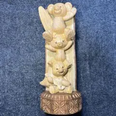 アウラニ　ディズニー　ダッフィー　リーナベル　オルメル　木彫り風　置物 レア m39515552346_1.jpg?1733901712