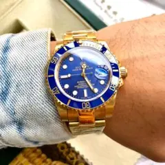 ROLEX Submariner ブルー ゴールド