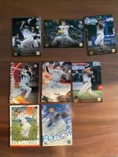 BBMベースボールカード 井上広大 岩崎優 桧山進次郎メッセンジャー他8枚セット