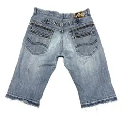 w32の90㎝ Lee ハーフパンツ　メンズ　ショートパンツ　デニム　はらこタグ