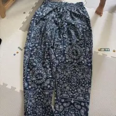 Cookman シェフパンツ　イージーパンツ　ペイズリー