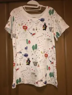 カラフルプリント 半袖Tシャツ