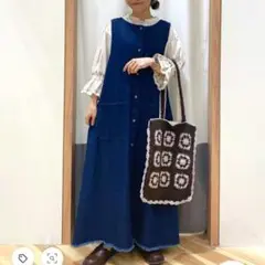 美品✨️ SM2 前後着デニムジャンパースカート 2WAY ワンピース ジレにも