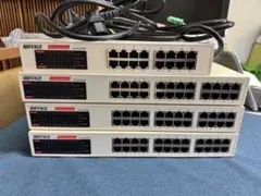 BUFFALO LSW-24NSRR ×3. 16NSRR ×1 まとめ売り
