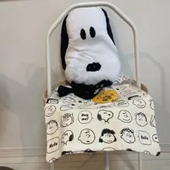 【新品未使用】スヌーピーフェイスクッション＆トートバッグセット