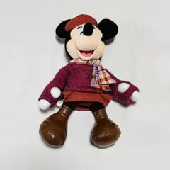 ディズニー　ミニー　スタイルスタジオ　秋　ぬいぐるみバッジ　ぬいば