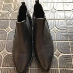 ELVIO ZANON サイドゴア ショートブーツ