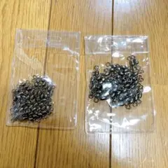 スイベル型サルカン 糸ヨレ軽減 2サイズIN1パック 100個 2号 6号
