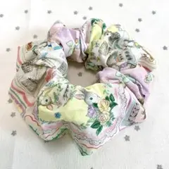 No.557ユキエモン♡ハンカチコレクター♡ふわっとシュシュ