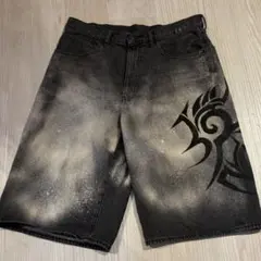 ジョーツ ハーフデニム ネオトライバル GU サイズL