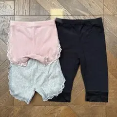 オーバーパンツ レギンス 130 3枚セット ୨୧ ୨୧