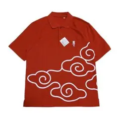 訳アリ新品✨平安遷都1300年　せんとくん　スタッフポロシャツ✨非売品　赤　M