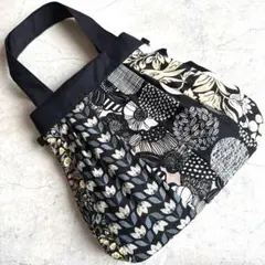 ハンドメイド　グラニーバッグ　トートバッグ　ショルダー　パッチワーク　北欧柄