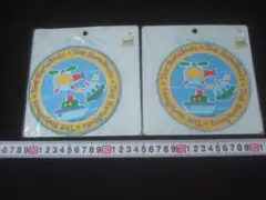 サンリオ1985年★ザ ラナバウツ　ひざあて　ワッペン2枚セット
