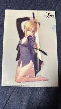 武内崇先生描き下ろし公式イラスト　Fate/Zero　セイバー　クリアファイル