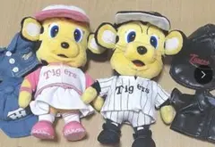 阪神タイガース 70周年記念 トラッキー&ラッキー ぬいぐるみ　ちょっとワケあり